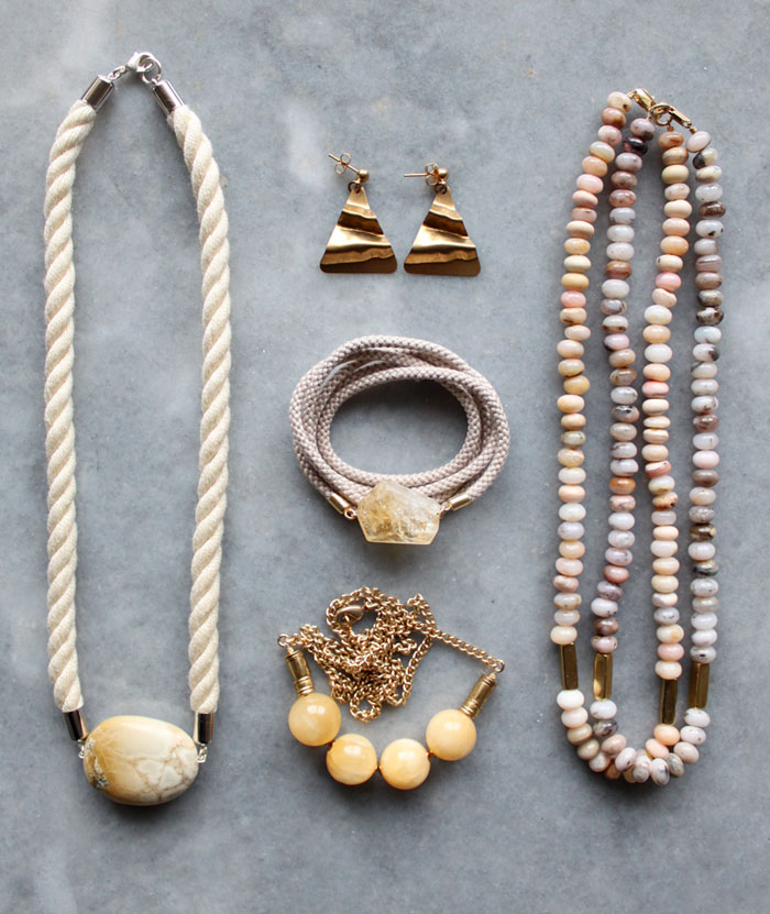 Rope and gemstone jewellery by The Vamoose